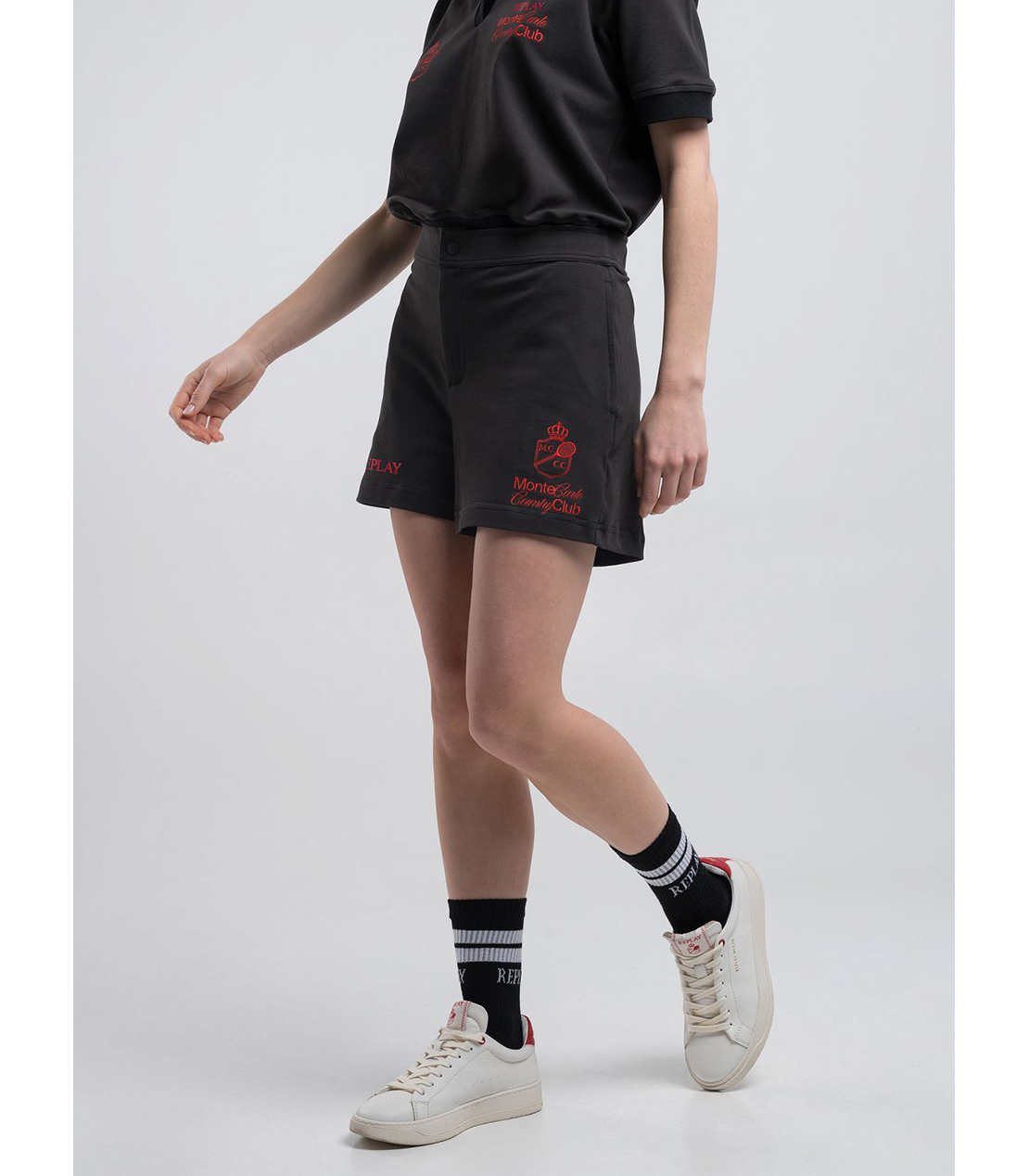 モンテカルロカントリークラブコレクション レギュラーフィットショーツ 詳細画像 ブラック 2